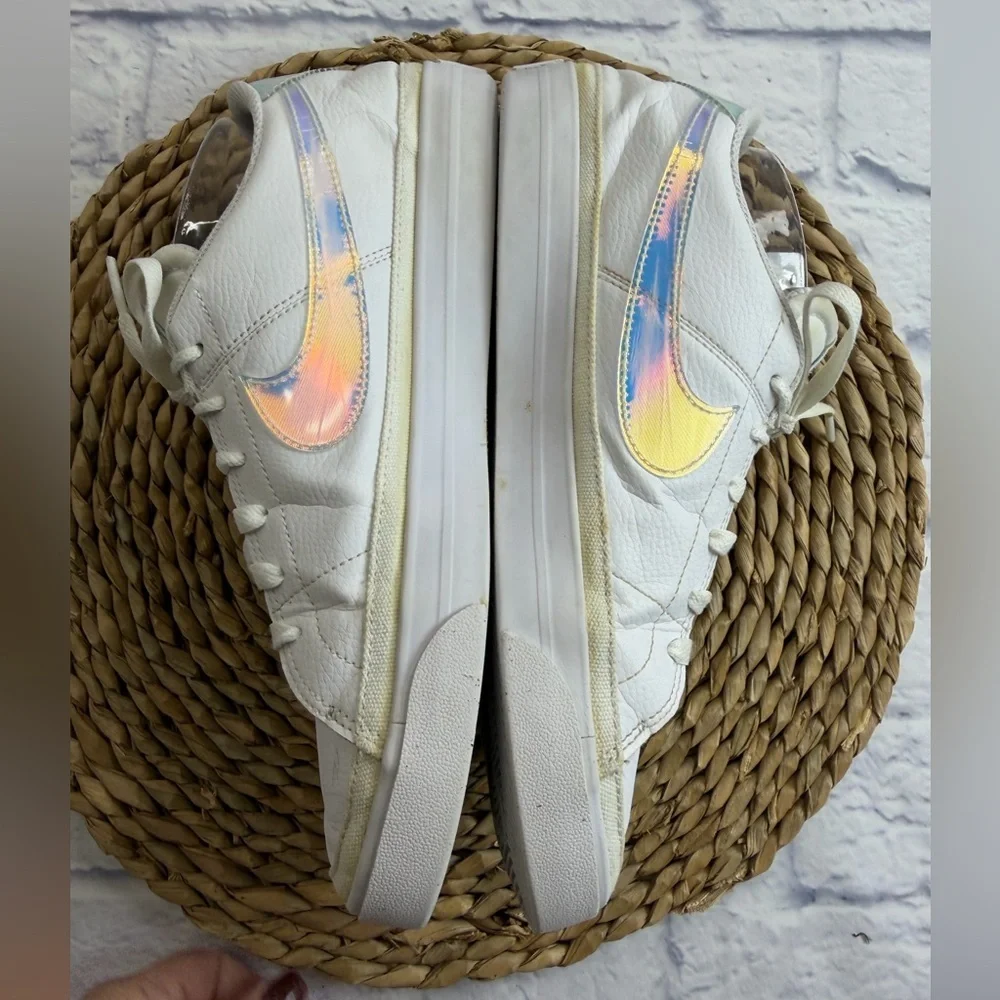 Nike Court Legacy Next Nature White Iridescent Colorway. Size 11. Blokecore